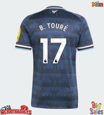 Newcastle United Bazoumana Toure #17 Replica Away Stadium Shirt 2026-27 Short Sleeve